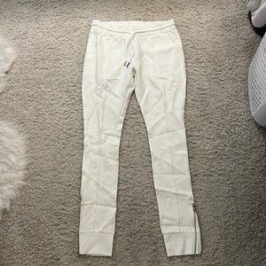 🆕 NWT Off-White Buttery Soft Track Pants Joggers for Women Size M
